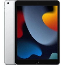 Apple iPad 9th Gen 10.2" 64GB WiFi Unlocked Silver - UK Model - Very Good A