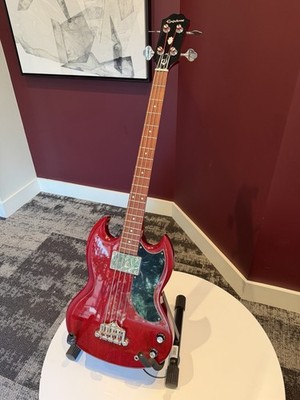 Epiphone EB-0 SG 4-String Electric Bass Guitar Cherry