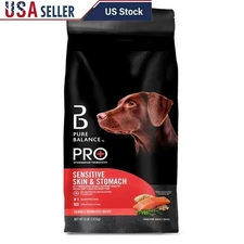 Pro  Sensitive Skin Stomach Dog Food Salmon Rice Kibble 8lb Healthy Digestion US