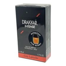 *Drakkar Intense By Guy Laroche Eau De Parfum Spray 50ml/1.7fl.oz. New Sealed