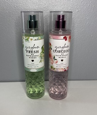 Bath & Body Works GINGHAM FRESH & GINGHAM Gorgeous Fragrance Mist Spray 8 oz