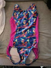 MOTIONWEAR leotard GYMNASTICS DANCE BALLET CM child medium RAINBOW COLORFUL