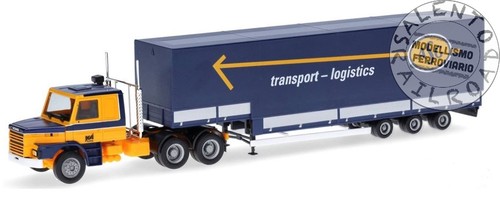 herpa 317191 - H0 1:87 - camion Scania Hauber SZ "ASG transport logistics" | Condition: Nuovo