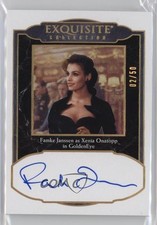 2025 James Bond Black Diamond 2/50 Famke Janssen as Xenia Onatopp Auto 00em