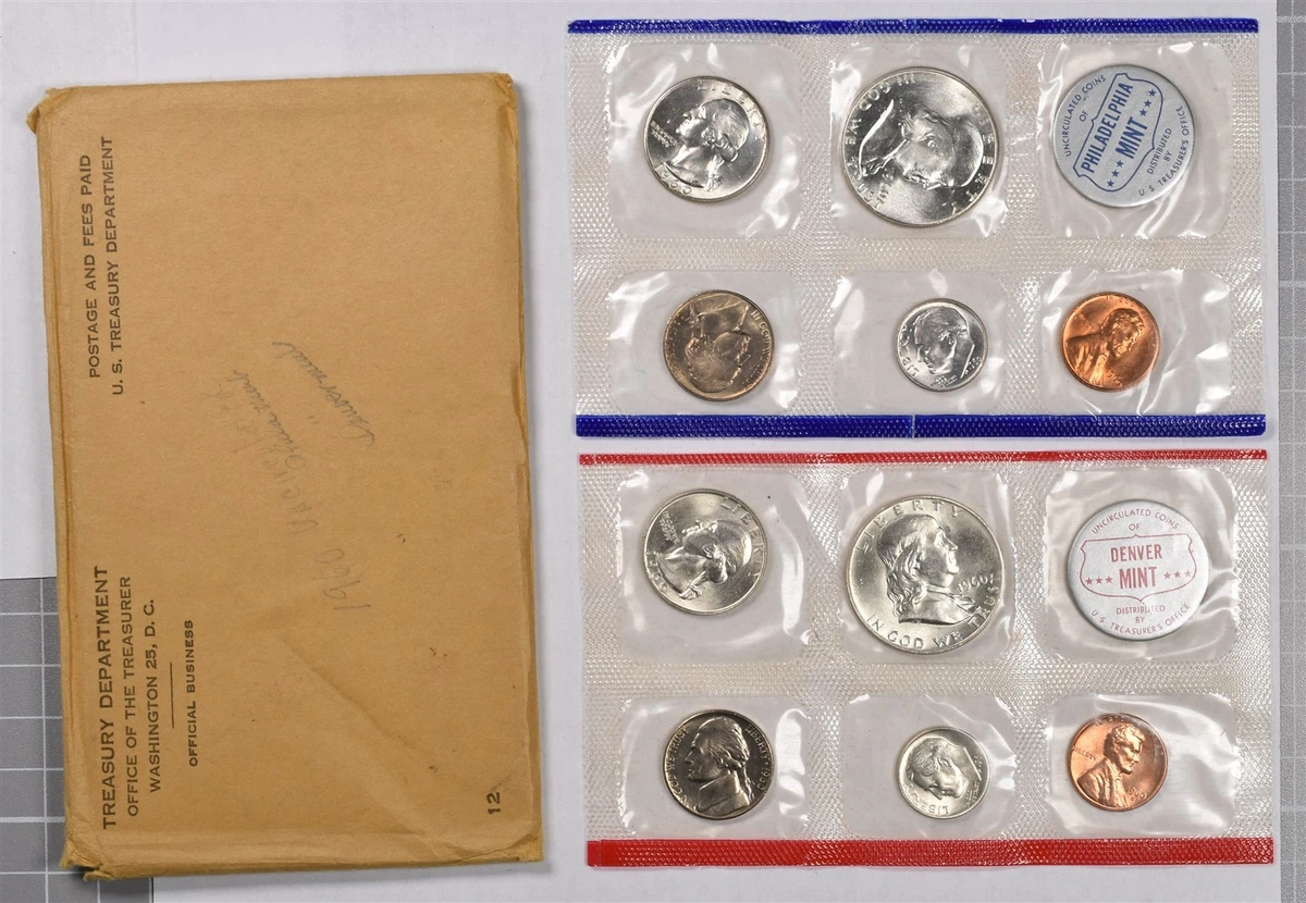 【セール中】1960年代ヴィンテージミニチュアイーゼル PF0016 Uncirculated Uncertified 1960 US Coin Mint Sets for sale | eBay