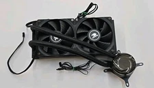 iBUYPOWER  Radiator CPU Liquid Cooler (2  Core Fans) - Black