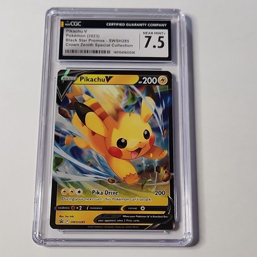 Pikachu V graded CGC 7.5 for sale on eBay