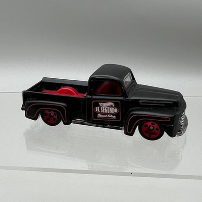 Hot Wheels '49 Ford F1 Pickup El Segundo Speed Shop Black 1:64 Post Discs #: