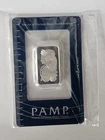 Lady Fortuna PAMP SUISSE .999 Fine Silver 15.55 Grams Bar in Original Assay