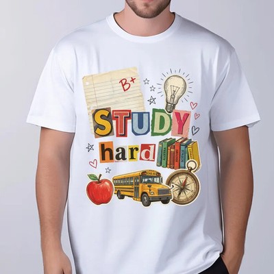 Study Hard Back to School Comfort Tee