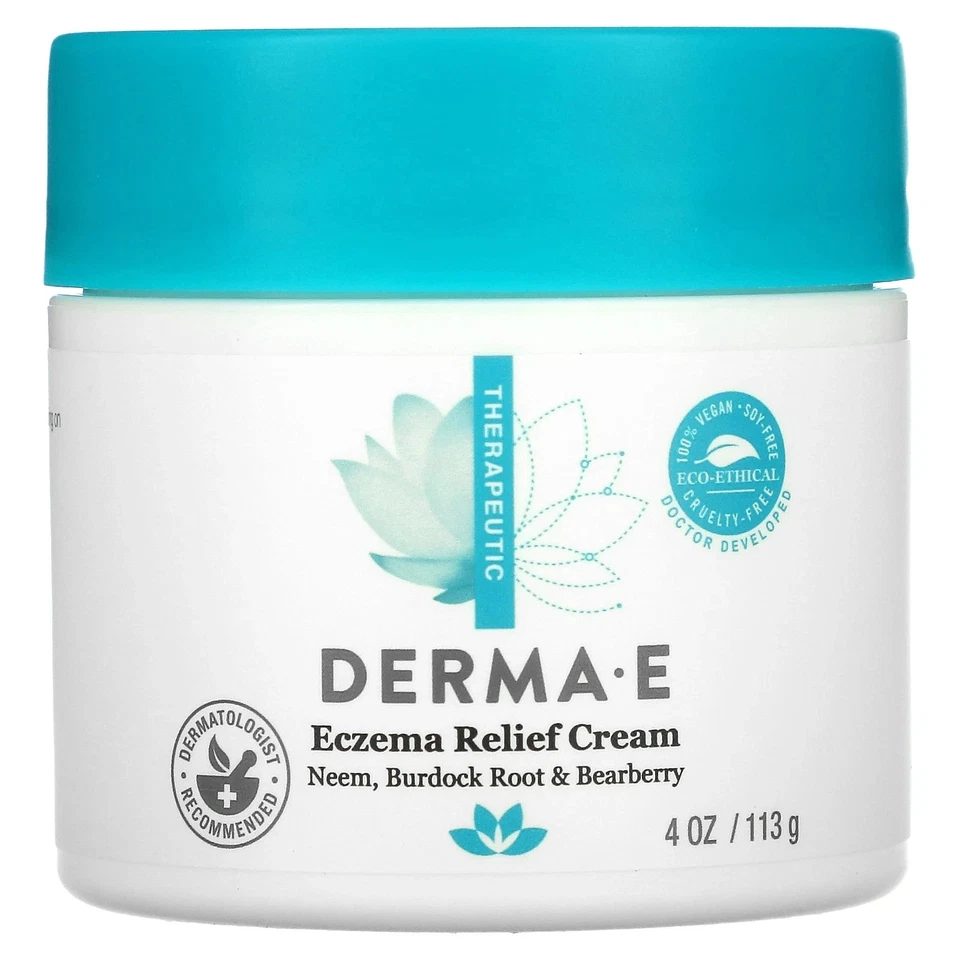 Crema para aliviar el eccema Derma-E 4 oz (paquete de 2) Foto 3 de 4