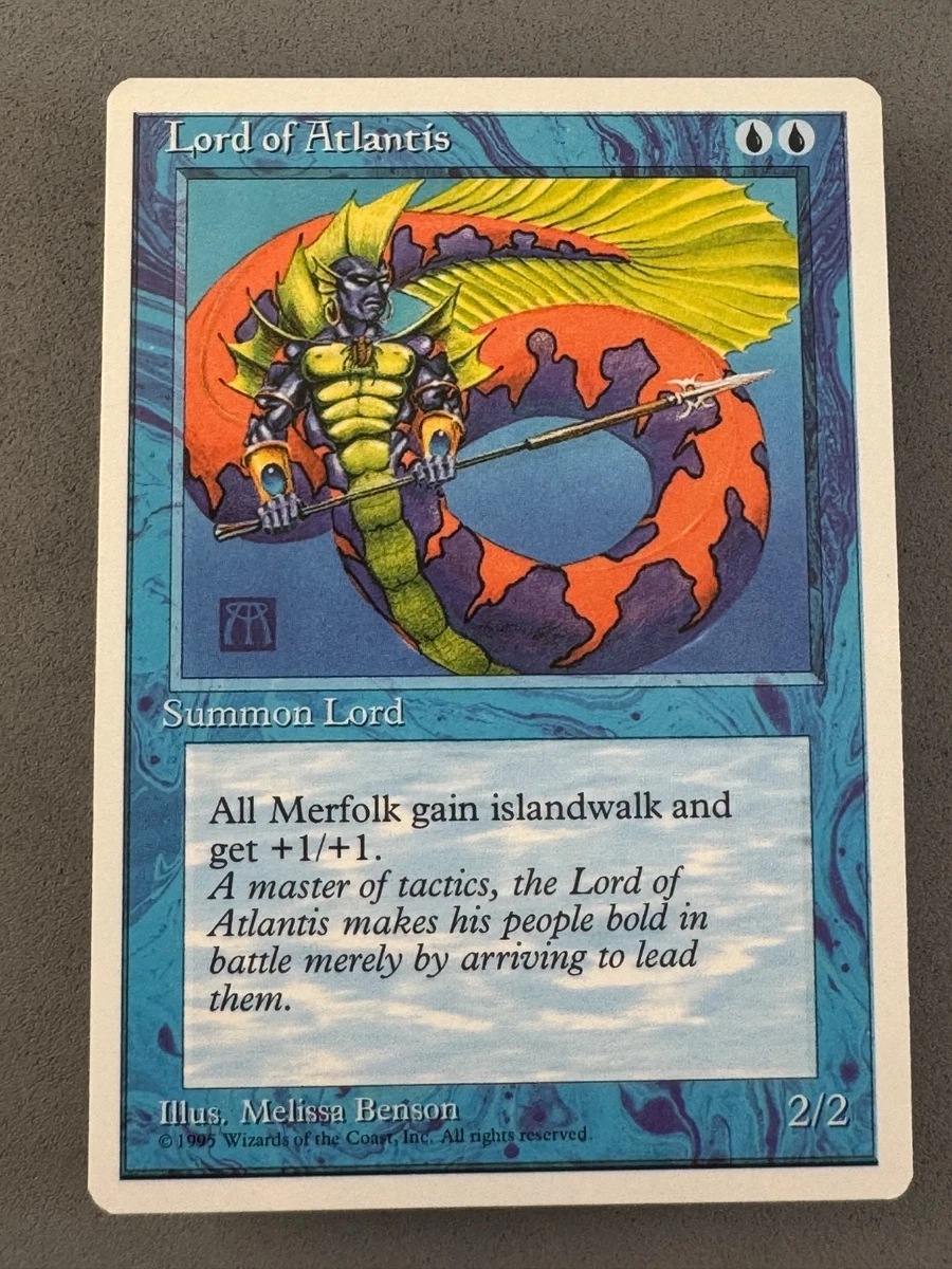 Lord of Atlantis Magic: The Gathering Individual Trading Card