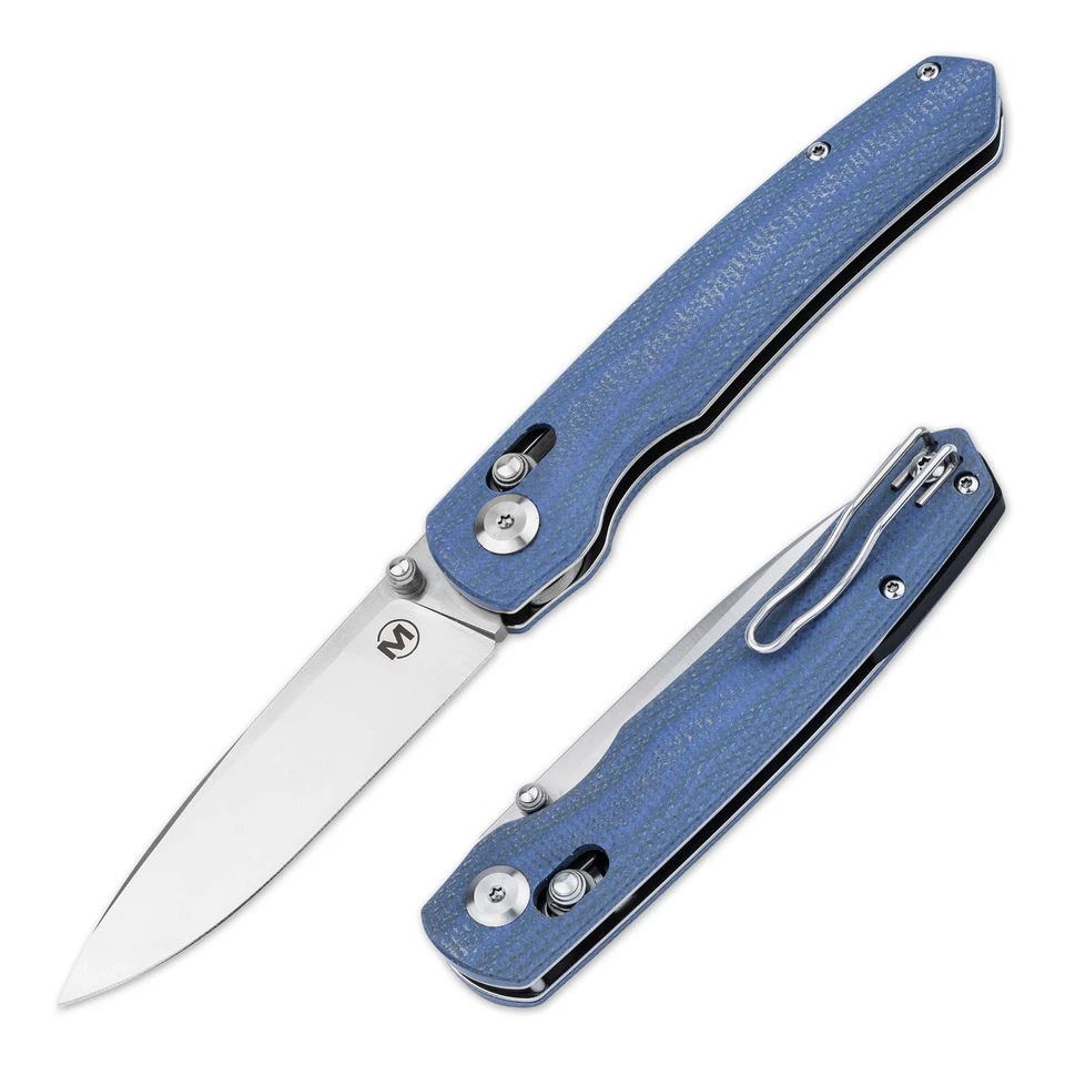 MAGNUM Shango Taschenmesser EDC 440A Micarta Crossbar Lock Clip Blau 01BM0003 - Bild 1 von 4