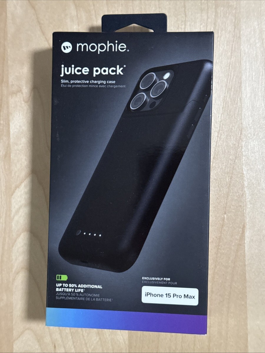 Brand New Mophie Juice Pack Slim Battery Case for iPhone 15 Pro