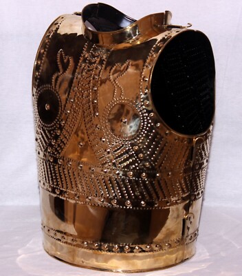 Medieval 18ga brass Roman Celtic Embossed Cuirass Knight Breastplate  o06