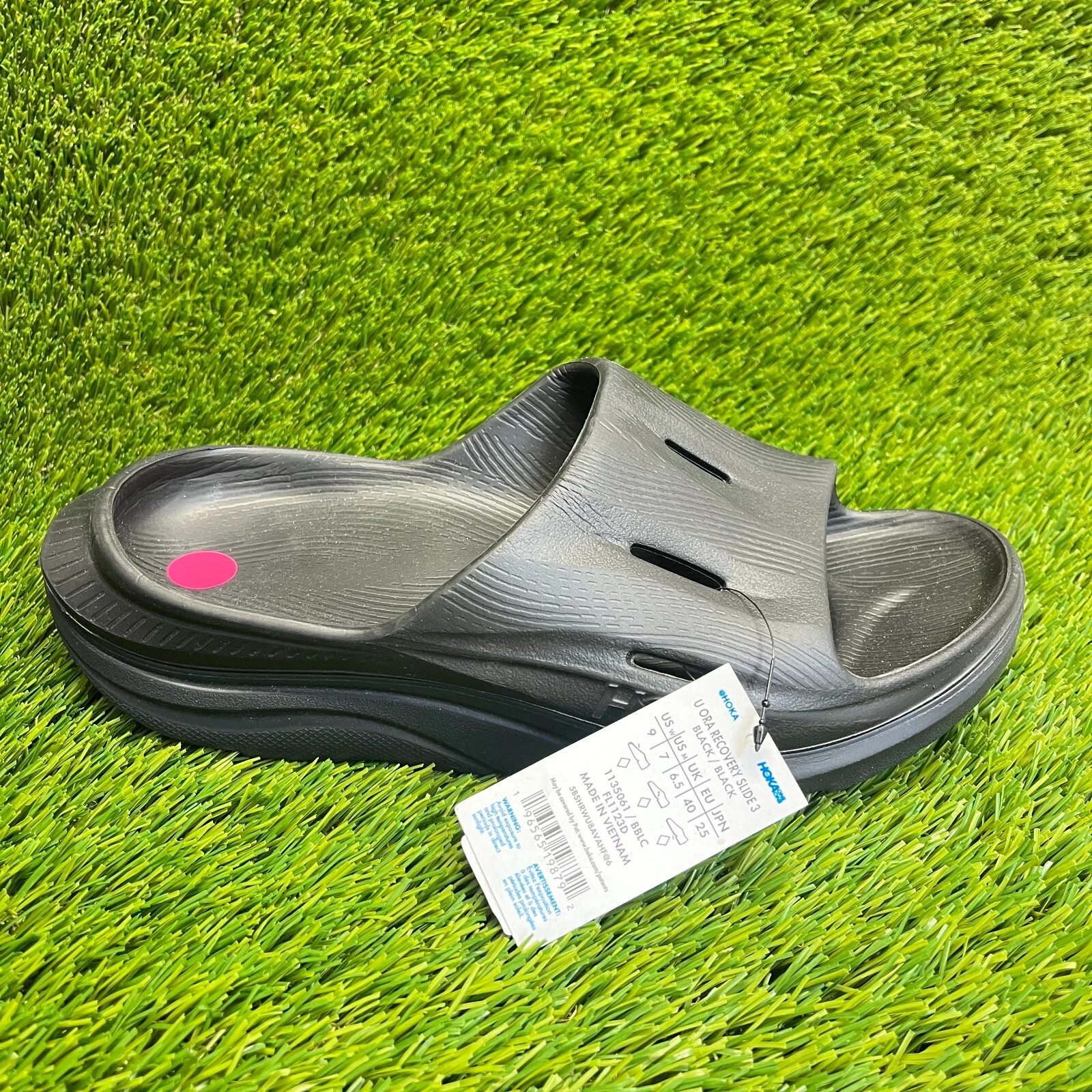 Sandali da passeggio Hoka One One Ora Recovery Slide 3 donna taglia 9 neri spiaggia