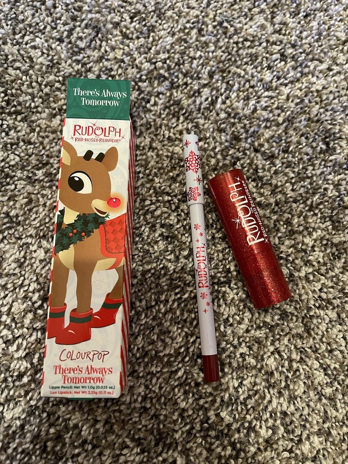 Colourpop Rudolph The Red Nose Red Nose Reindeer “There’s Always Tomorrow “