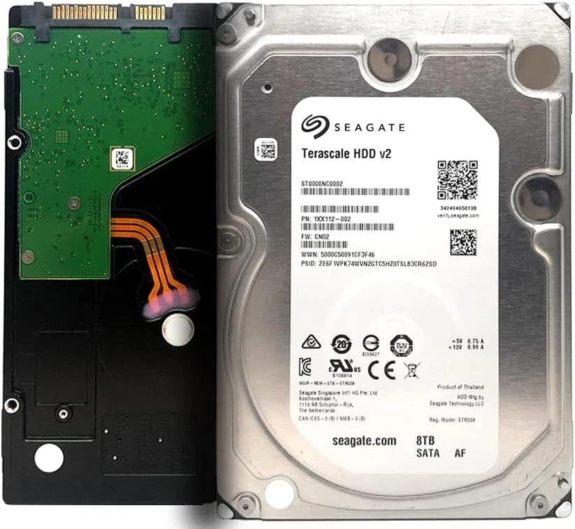 FESTPLATTE SEAGATE TERESCALE ST8000NC0002 8TB 7200U/min 256MB SATA III 3.5" Zoll - Bild 7 von 7