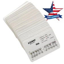AZDENT Dental Orthodontic Brackets Braces Standard Roth/MBT 022 Hooks 3-4-5