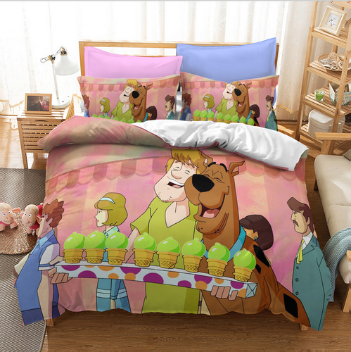 Scooby Doo Bedding Set Christmas Gift Bedding set