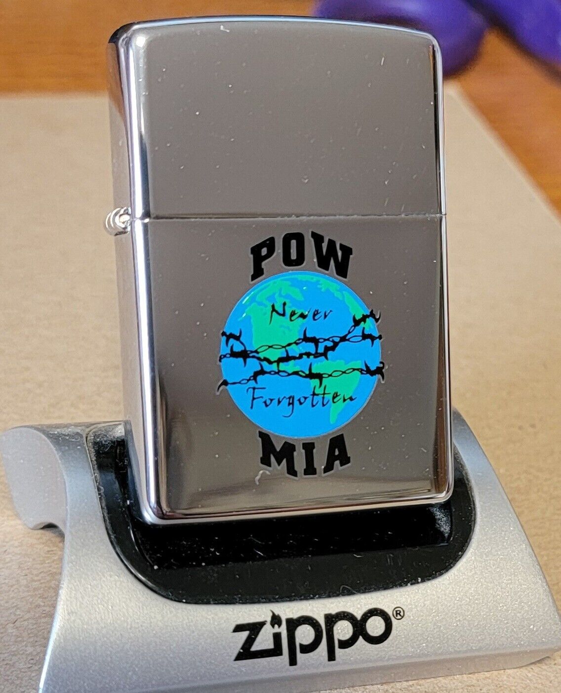 Zippo 788 POW/MIA High Polish New in Original Box Retired 2006