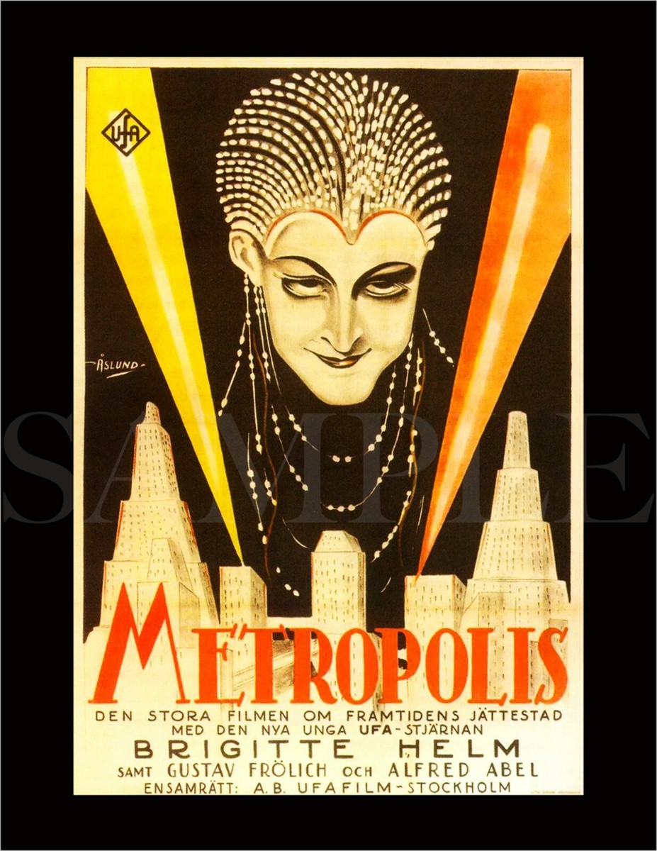 アンリ:都市,メトロポリス・パリ アンリ(PROG) 8.5x11 Vintage METROPOLIS Fine Art Deco Print Picture Poster Women