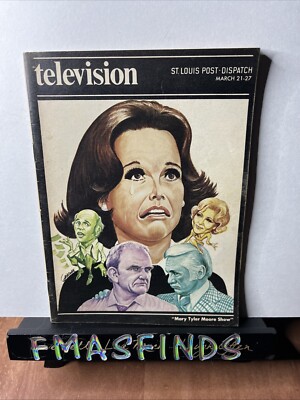 H4 1976 MARY TYLER MOORE March 21-27 TV Guide St Louis Post Dispatch REGIONAL