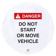 Lockout Tagout Steering Wheel Cover - 50cm
