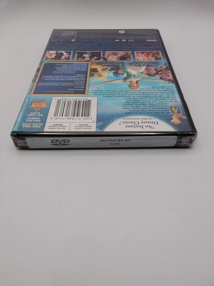 DISNEY'S ENCHANTED DVD With Slipcover Sealed BRAND NEW  - Image 2 of 4