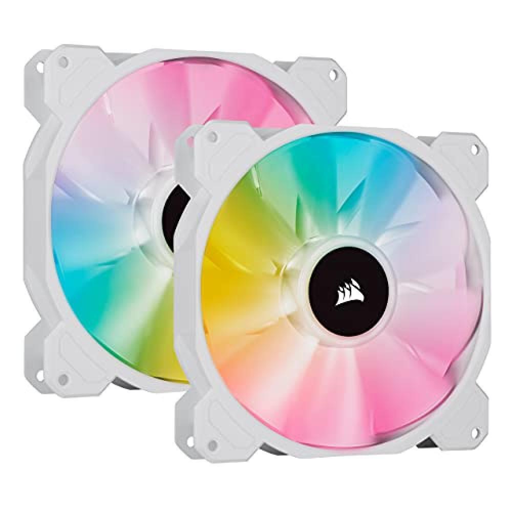(TG. 140 mm) Corsair iCUE SP140 RGB ELITE Kit da Due Ventole PWM Performance da