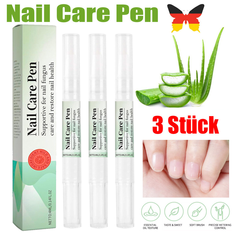 3Stück Nail Care Pen, Nail Repair Pen Nagel Behandlungs Stift Für gepflegte Fin