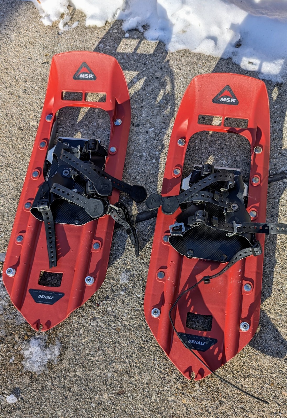 MSR Denali EVO 22" Denali Snowshoes RED Made in USA eBay