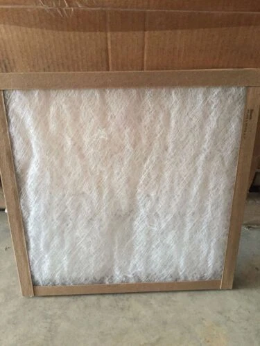 Filtros de aire de panel plano marrón