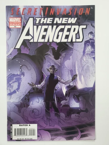 New Avengers #40 2nd Printing (2005 Marvel) - 1st APP Veranke, Skrull Queen VF