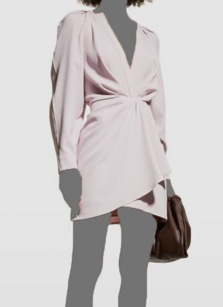 Iro Surplice Mini Dress