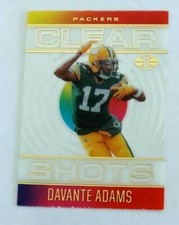 Davante Adams Illusions Clear Shots Insert CS-8 Packers Las Vegas Raiders 