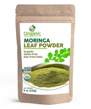 Organic Moringa Powder 8 Oz 226g USDA Certified Organic Oleifera Bulk Wholesale