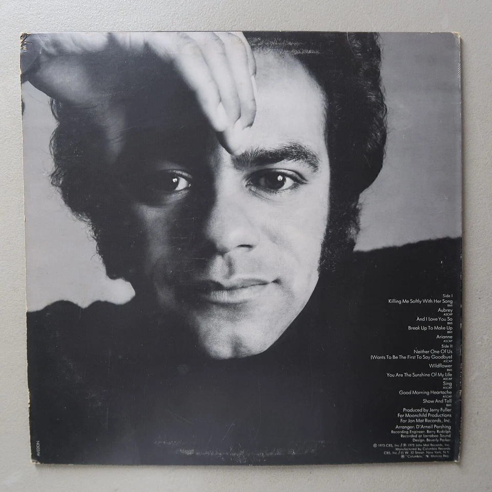 JOHNNY MATHIS KILLING ME SOFTLY WITH HER SONG VINYL LP COLUMBIA VG 77 Foto 2 de 4