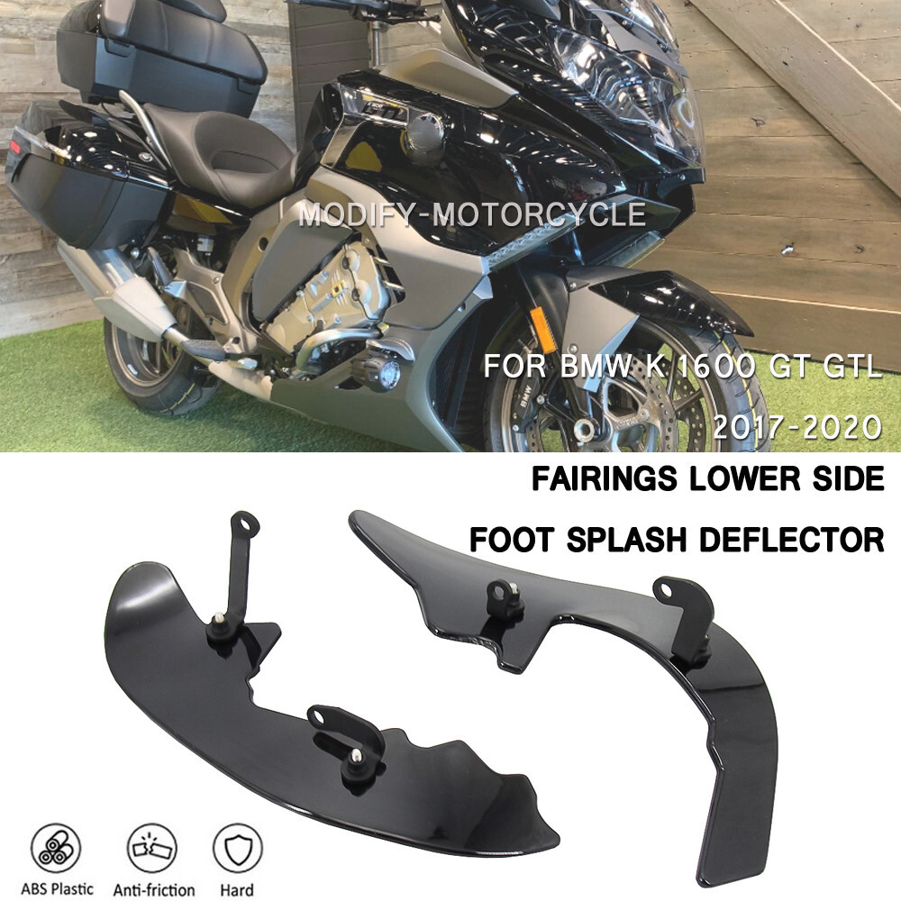 Seitenspoiler Für BMW K1600GT 2017-2021 - Windabweiser In Dark Smoke