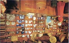 Miner Grant's General Store Interior View Postcard 54968 Unposted