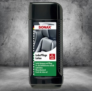 Znalezione obrazy dla zapytania sonax leather lotion