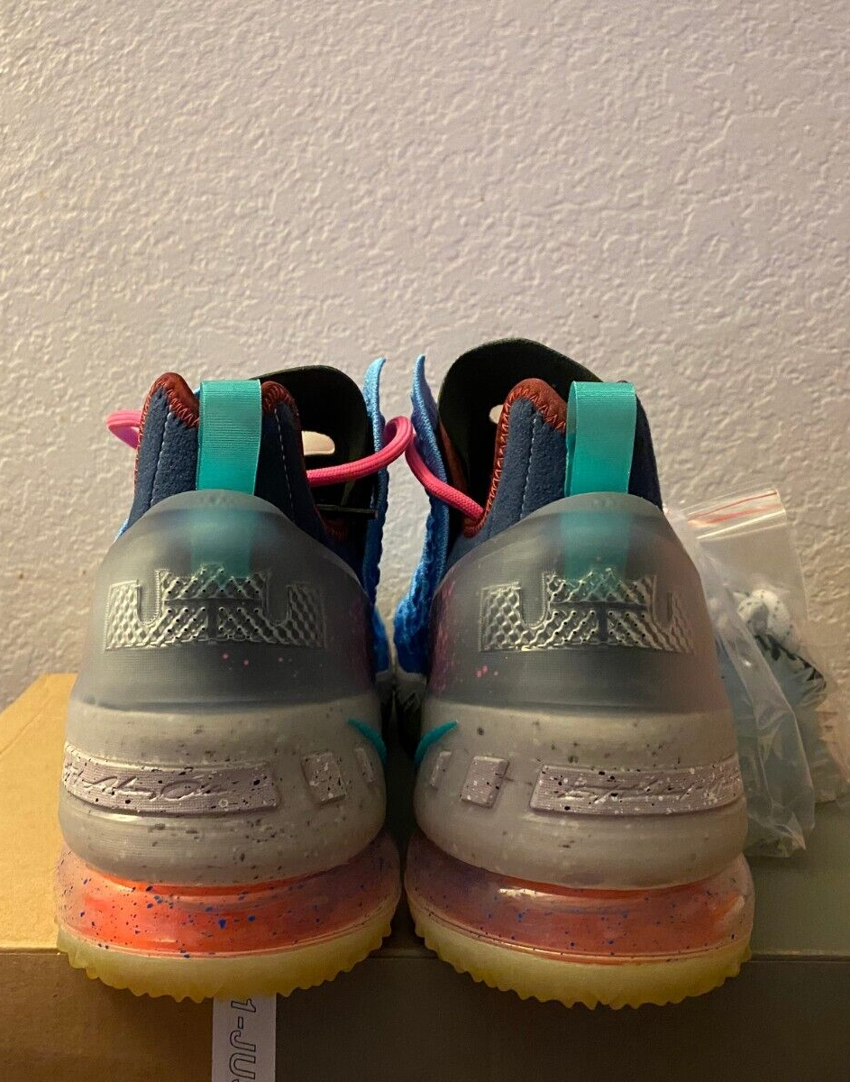 Nike Lebron 18 XVII Best of 1-9 Blue Basketball Shoes DM2813  display picture 2