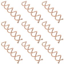 10 pcs Spiral Bobby Hair Pins Rose Gold Hair Screws Hair Twister Alloy Hair