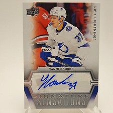 Yanni Gourde 2020-21 UD Series 2 Signature Sensations  Auto 