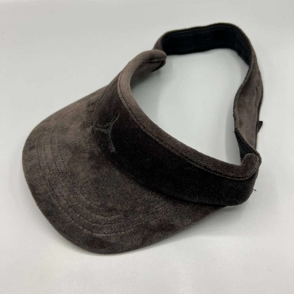 Sombrero visera Air Jordan para hombre negro mediano-grande terciopelo Jumpman elástico ajustado golf Foto 2 de 4