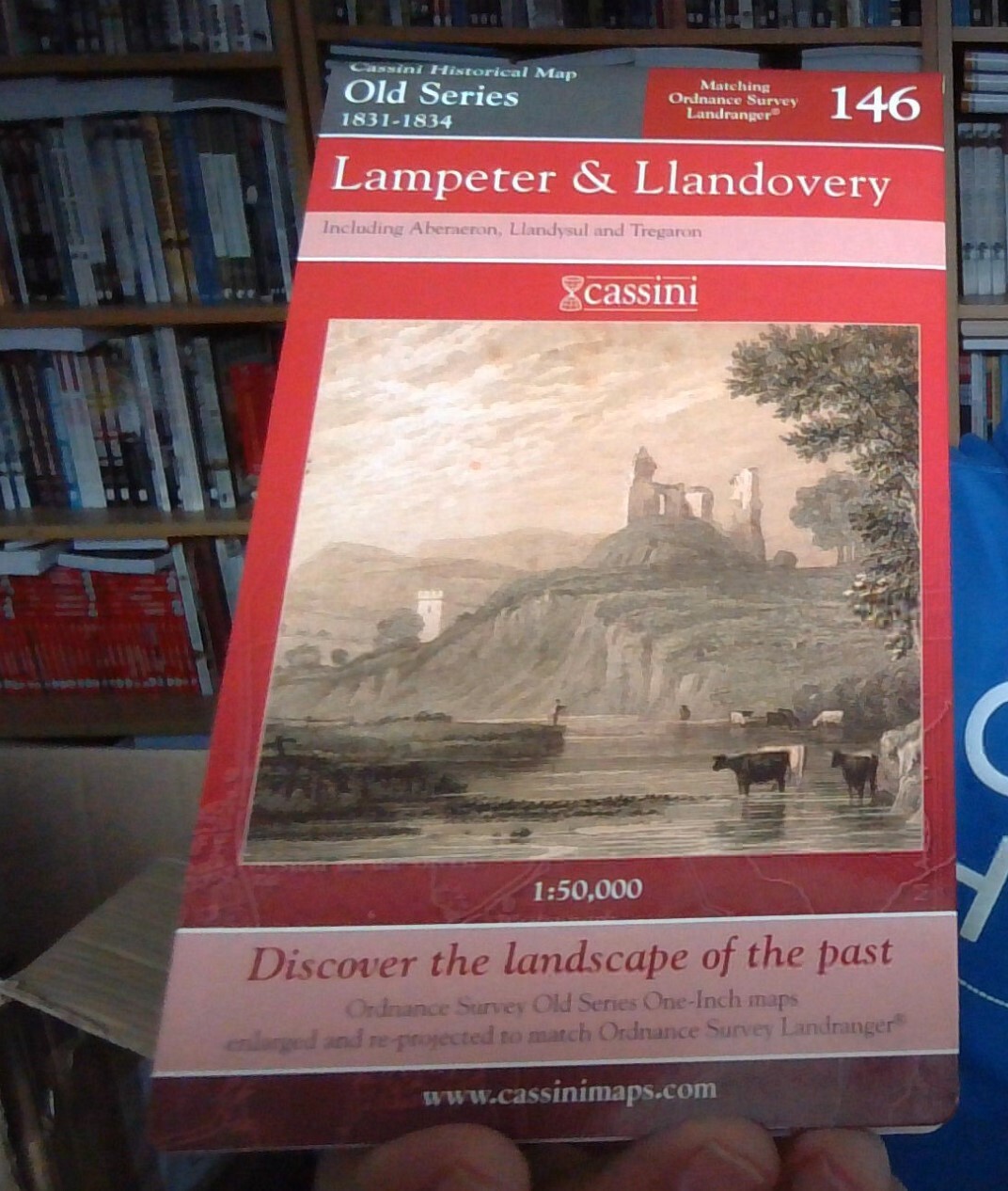 MAP OF Lampeter & Llandovery 1831-1834 Cassini Old Series Sheet 146 BRAND NEW