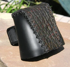 EFA 4 A Navajo Chief Black Sharkskin Bowquiver With Wing for Recurve or Longbow