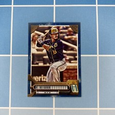 2022 Gypsy Queen Base Indigo #166 Keston Hiura /250 - Milwaukee Brewers