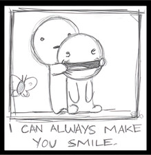 I CAN ALWAYS MAKE YOU SMILE. silly funny happy  kitchen gift MAGNET 
