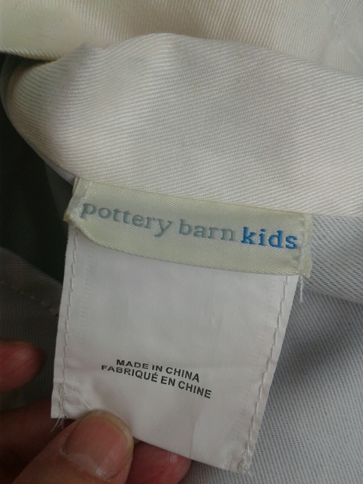 Pottery Barn Kids Ivory Blythe Carriage Bed Curtains For Sale